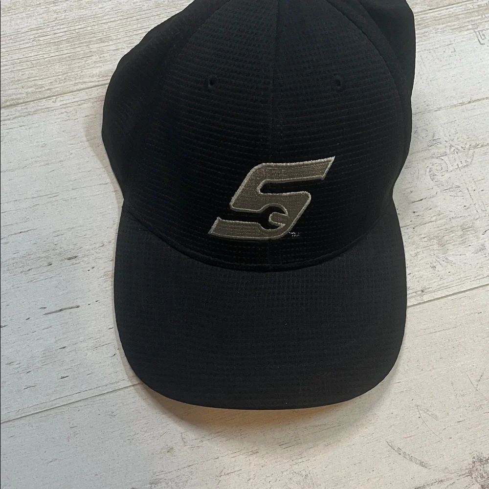 Snap On Black and Silver Youth Baseball Hat